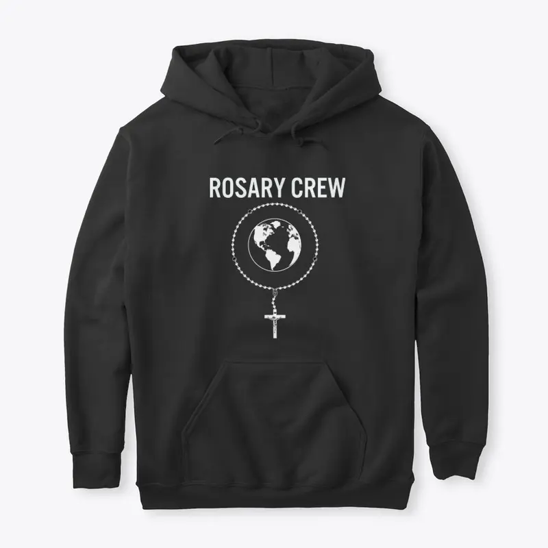 Rosary Crew Logo Dark Colors/white ink