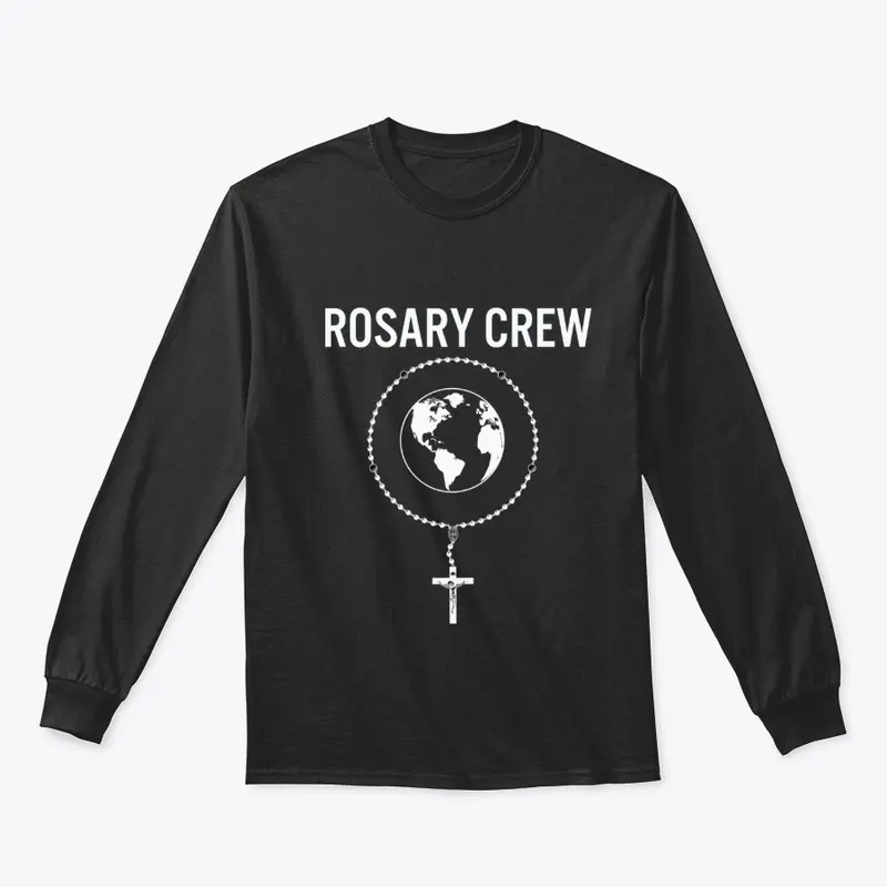 Rosary Crew Logo Dark Colors/white ink